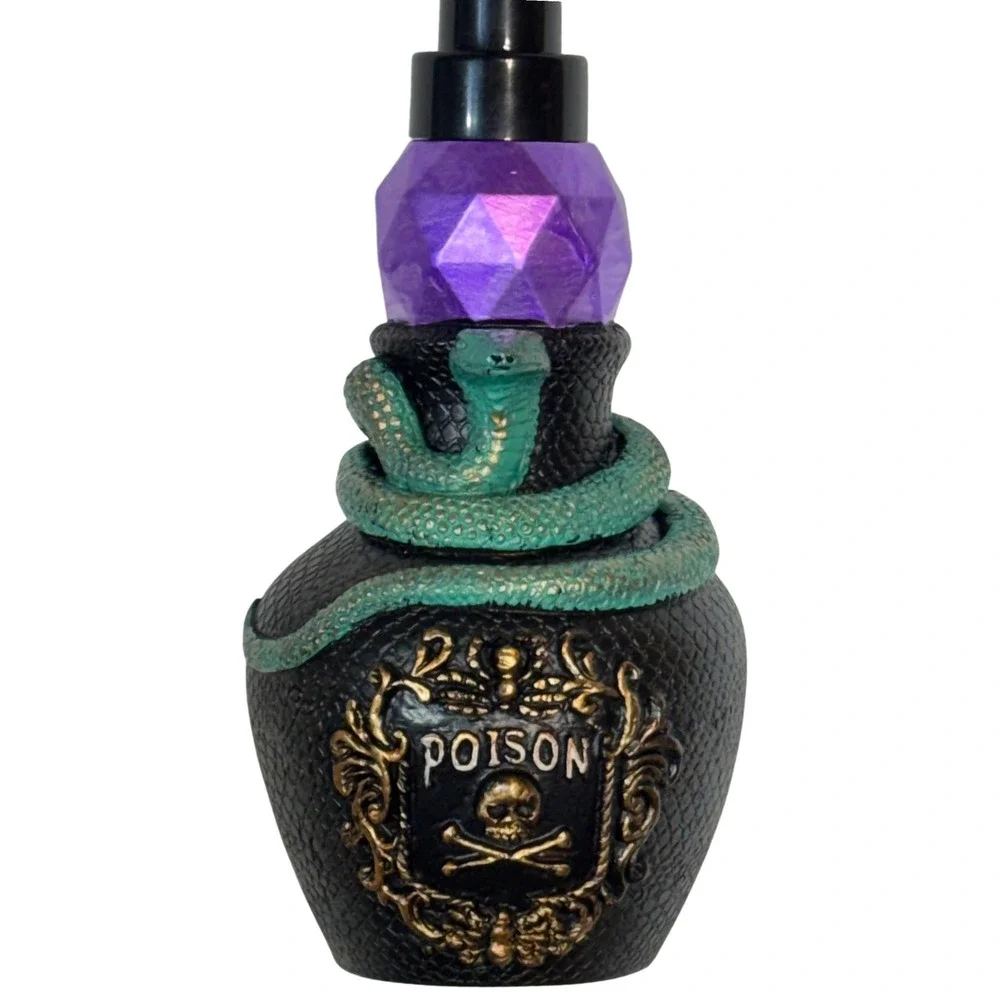 Black Green Snake Poison Soap / Lotion Dispenser Gothic Apothecary‎ Decor